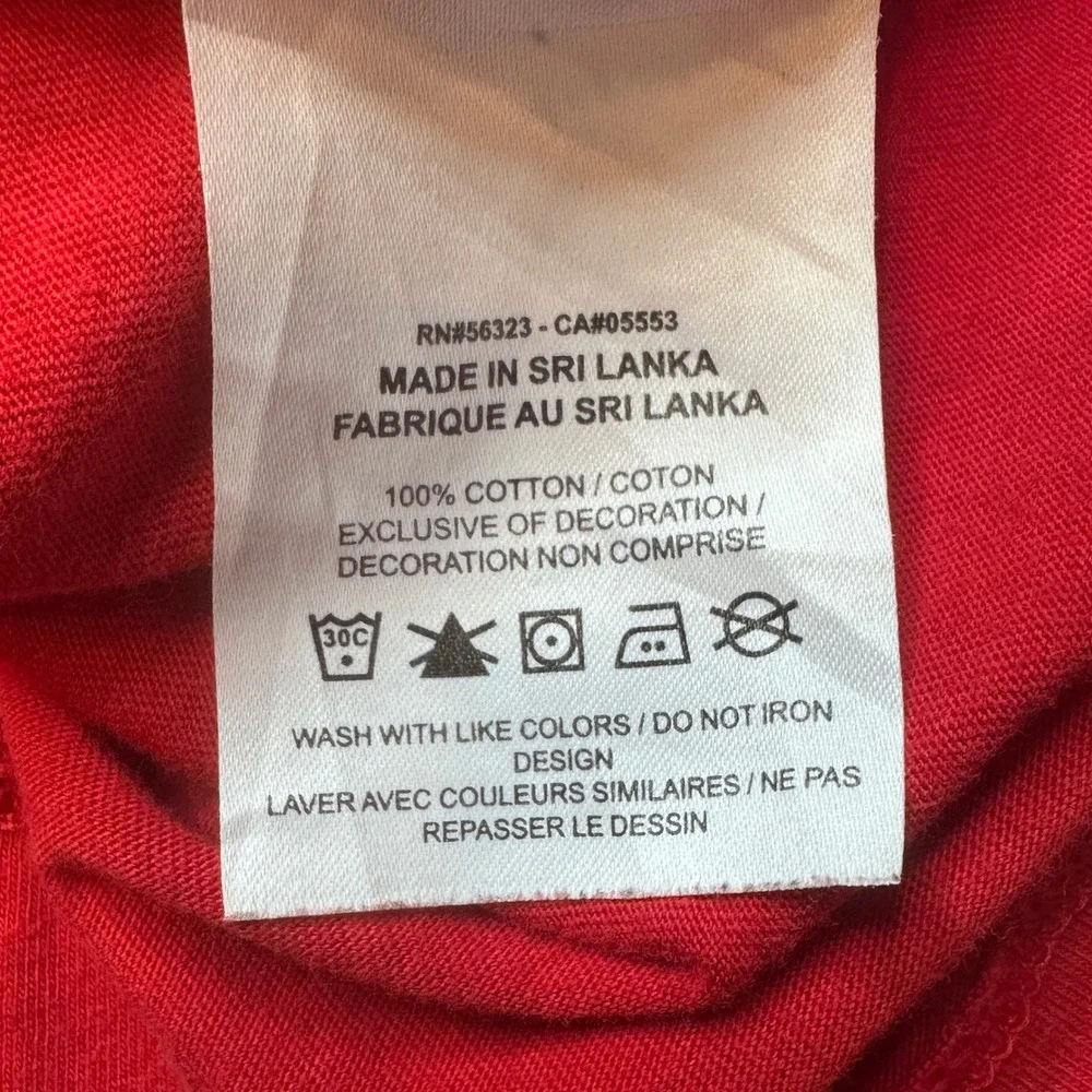 Nike T-Shirt Mens XL Red Just Do It Graphic Short Sleeve Cotton DZ2989-657 Tee
